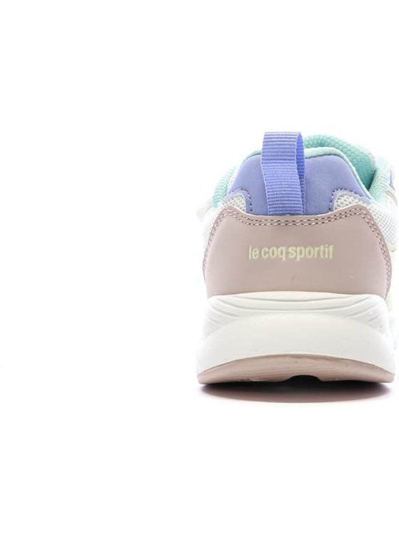 Sapatilhas Le Coq Sportif LSC Runner para Menina Branco/Verde/Amarelo Multicolorido - Kiabi