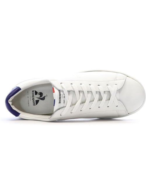 Sapatilhas Le Coq Sportif Phenix para Homem Brancas e Azuis-Marinho - Kiabi Sapatilhas Le Coq Sportif Phenix para Homem Brancas e Azuis-Marinho - Kiabi