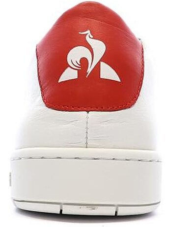 Sapatilhas le coq sportif phenix para homem brancas e vermelhas