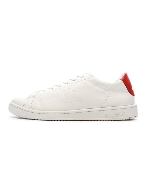 Sapatilhas Le Coq Sportif Phenix para Homem Brancas e Vermelhas - Kiabi Sapatilhas Le Coq Sportif Phenix para Homem Brancas e Vermelhas - Kiabi