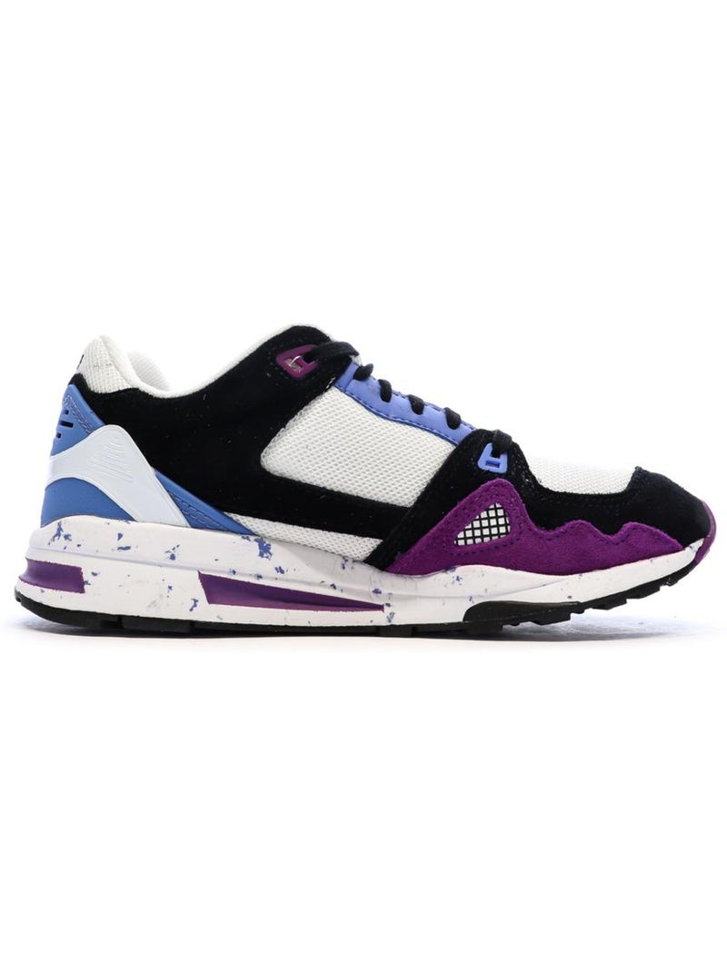 Sapatilhas Le Coq Sportif R1100 Nineties para Mulher em Preto, Branco e Azul Preto - Kiabi