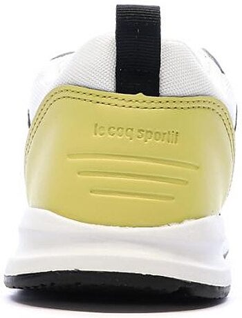Sapatilhas Le Coq Sportif R500 para Menino - Branco, Preto e Amarelo