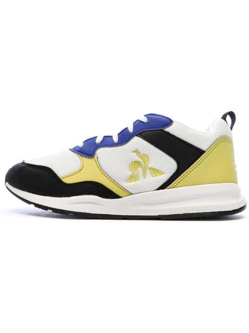 Sapatilhas Le Coq Sportif R500 para Menino - Branco, Preto e Amarelo - Kiabi