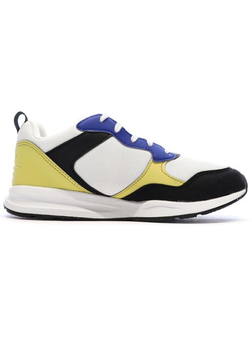Sapatilhas Le Coq Sportif R500 para Menino - Branco, Preto e Amarelo - Kiabi