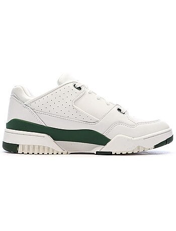 Sapatilhas brancas e azuis marinho le coq sportif t1000 para homem