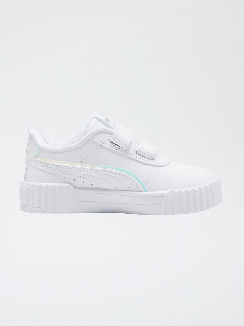 Sapatilhas leves e brilhantes de cor única PUMA Branco - Kiabi