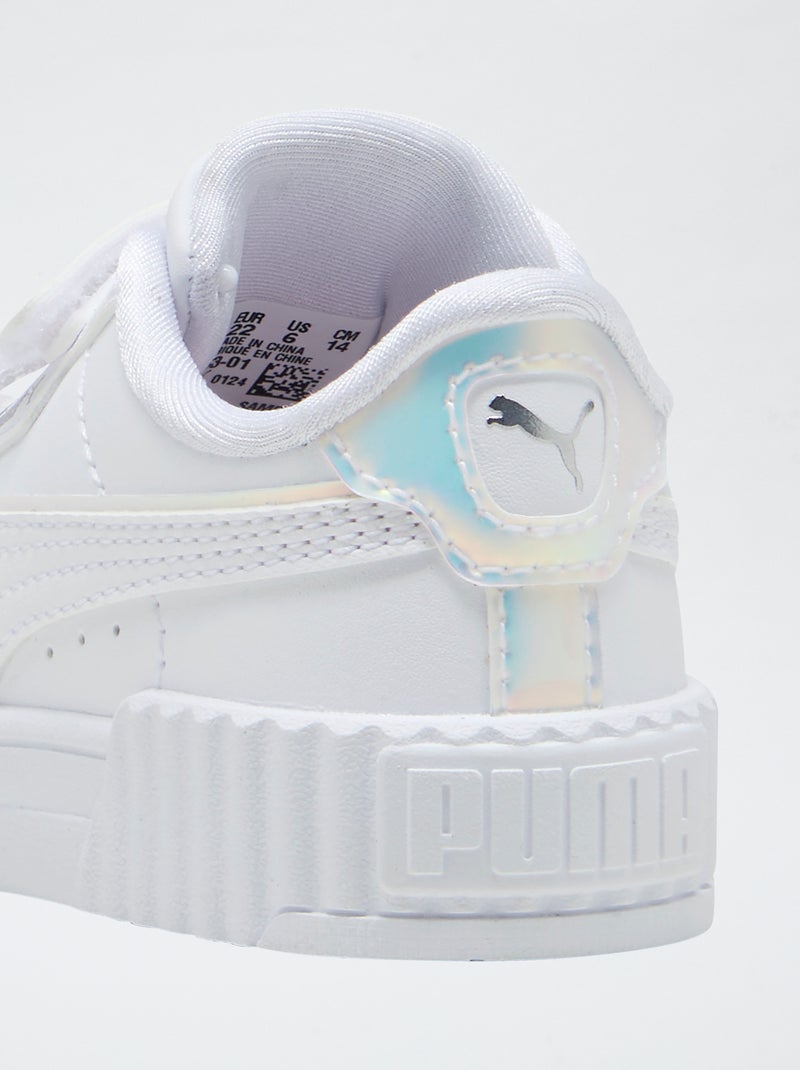 Sapatilhas leves e brilhantes de cor única PUMA Branco - Kiabi