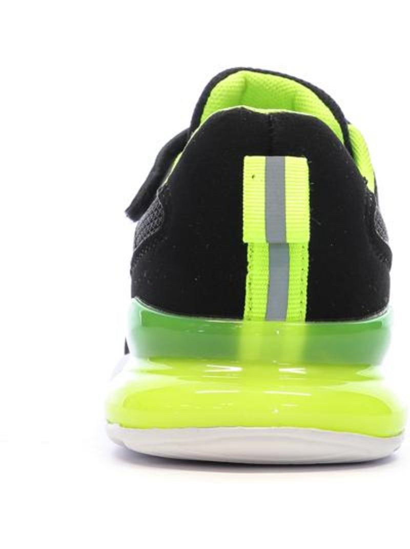 Sapatilhas lotto novara para menino pretas e verdes Preto - Kiabi