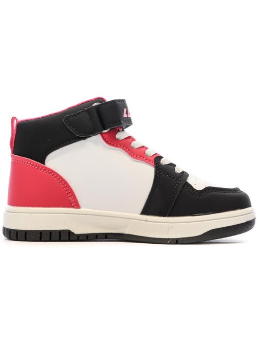 Sapatilhas Lotto Ravenne para Menino - Branco/Preto/Rosa - Kiabi