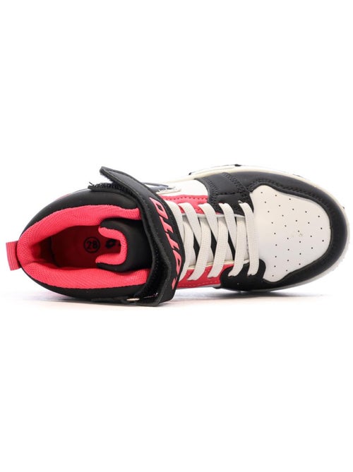 Sapatilhas Lotto Ravenne para Menino - Branco/Preto/Rosa - Kiabi