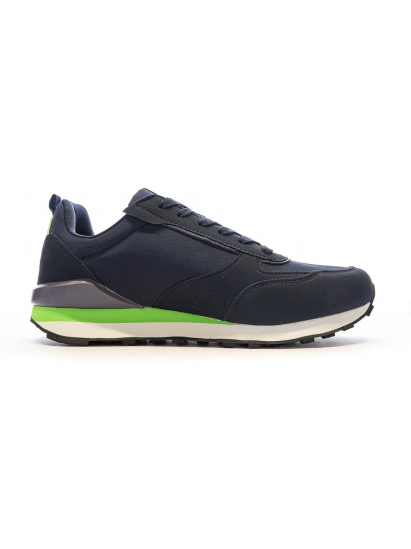 Sapatilhas Lotto Twenty 5 para Homem Azul-Marinho/Verde Azul Verde Branco - Kiabi