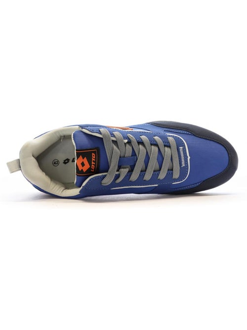 Sapatilhas Lotto Twenty 5 para Homem Azul/Branco/Laranja - Kiabi Sapatilhas Lotto Twenty 5 para Homem Azul/Branco/Laranja - Kiabi