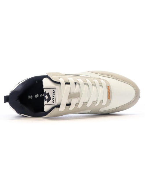 Sapatilhas Lotto Twenty 5 para Homem Branco/Cinzento - Kiabi Sapatilhas Lotto Twenty 5 para Homem Branco/Cinzento - Kiabi