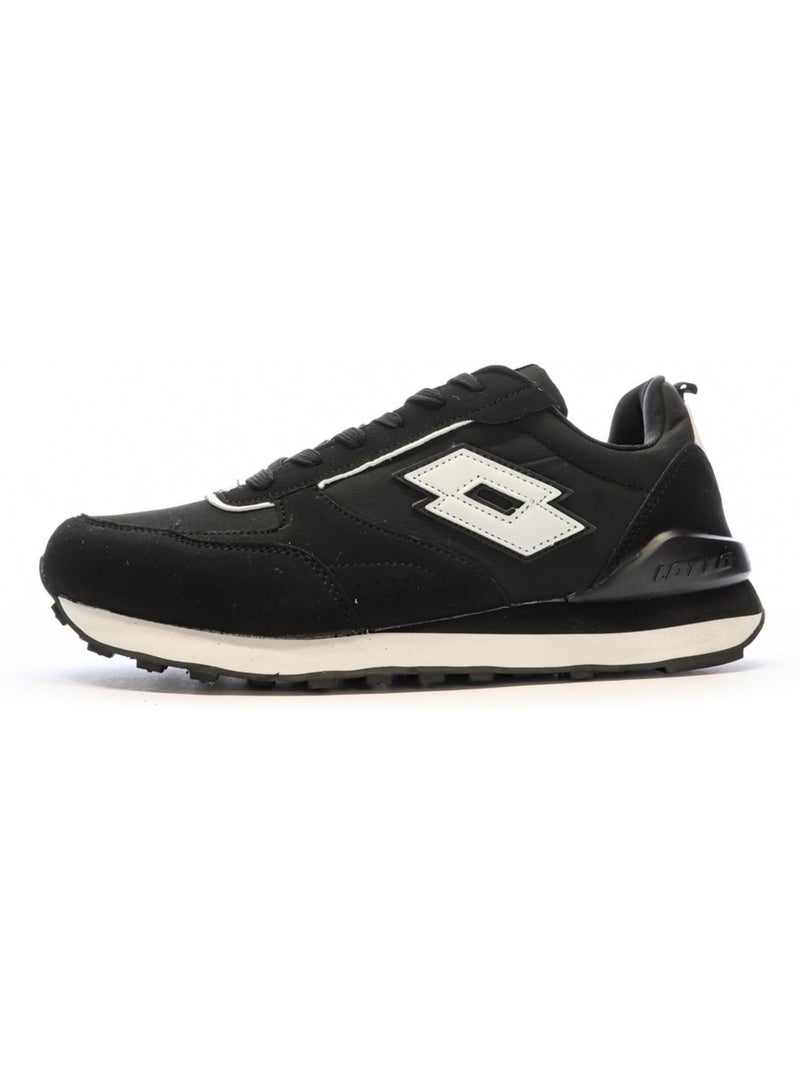 Sapatilhas Lotto Twenty 5 Pretas/Brancas para Homem Preto - Kiabi