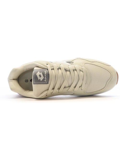 Sapatilhas lotto twenty6 bege/branco para homem - Kiabi Sapatilhas lotto twenty6 bege/branco para homem - Kiabi