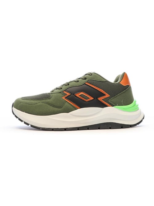 Sapatilhas lotto twenty6 kaki/laranja para homem - Kiabi Sapatilhas lotto twenty6 kaki/laranja para homem - Kiabi