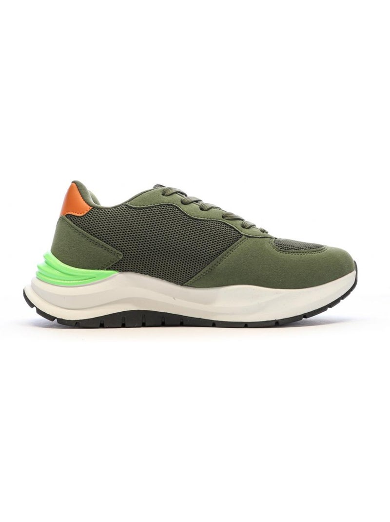 Sapatilhas lotto twenty6 kaki/laranja para homem Verde cáqui claro - Kiabi