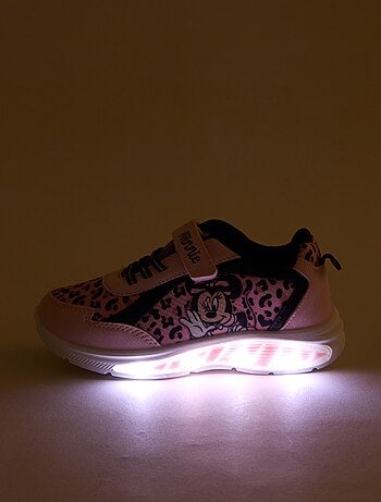 Sapatilhas luminosas com estampado 'Minnie'