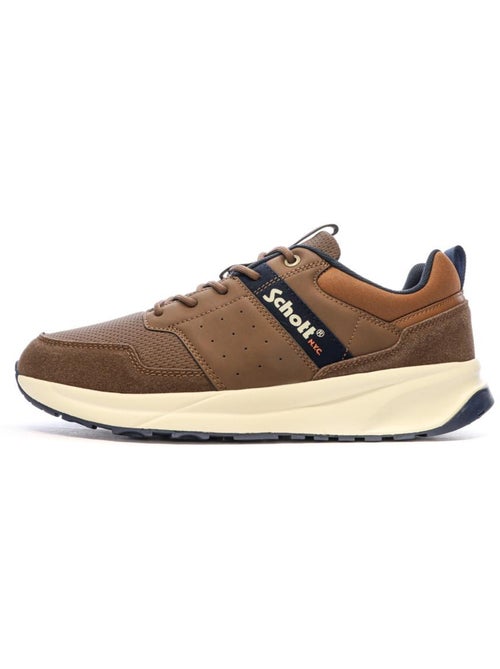 Sapatilhas Masculinas Castanhas Schott Fugio Cognac - Kiabi Sapatilhas Masculinas Castanhas Schott Fugio Cognac - Kiabi