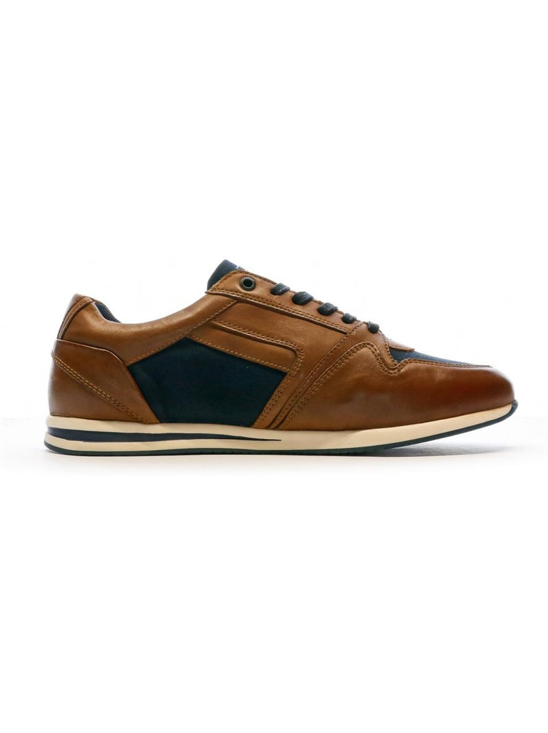 Sapatilhas Masculinas Redskins Lucide Castanho/Azul-Marinho Azul-marinho - Kiabi