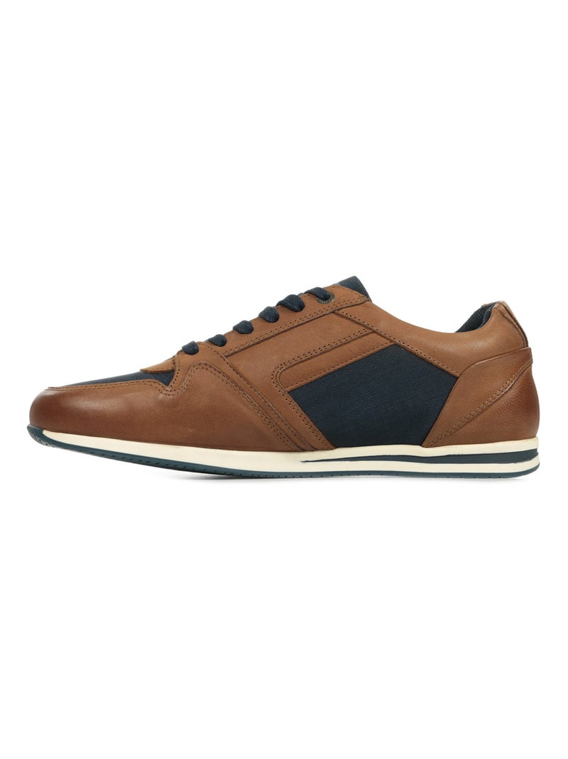 Sapatilhas Masculinas Redskins Lucide Castanho/Azul-Marinho Castanho - Kiabi