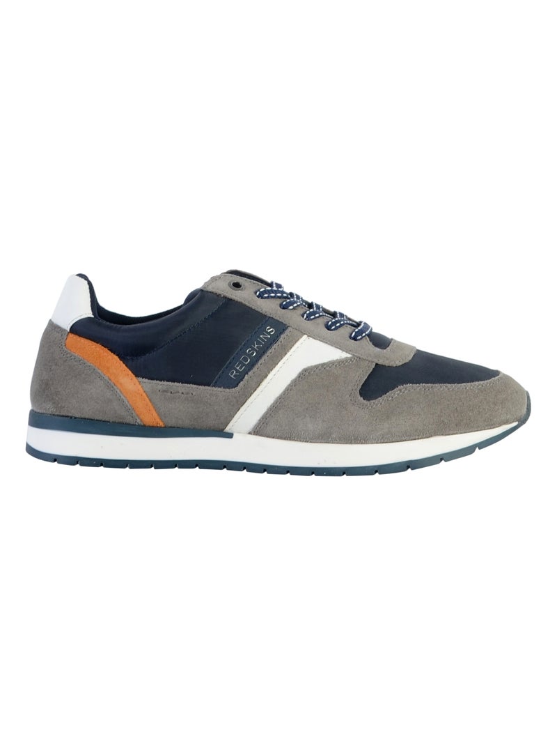 Sapatilhas Masculinas Redskins Nixor Azul-Marinho/Caqui Cinza - Kiabi