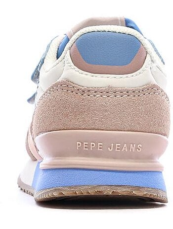 Sapatilhas menina pepe jeans london band rosa/azul