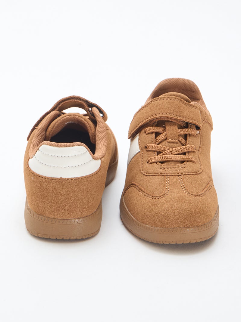 Sapatilhas modernas bicolores Castanho - Kiabi