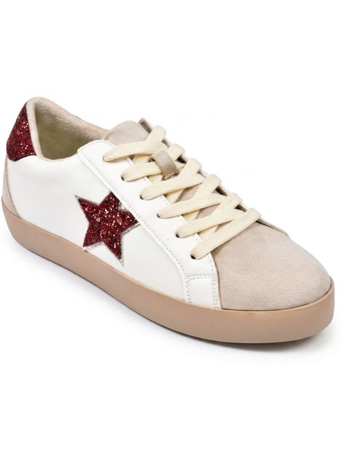 Sapatilhas Mulher Estrela Glitter Plataforma OZABI MMXXIV - Kiabi Sapatilhas Mulher Estrela Glitter Plataforma OZABI MMXXIV - Kiabi