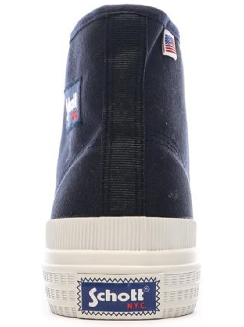 Sapatilhas Navais Schott William para Homem Azul-marinho - Kiabi