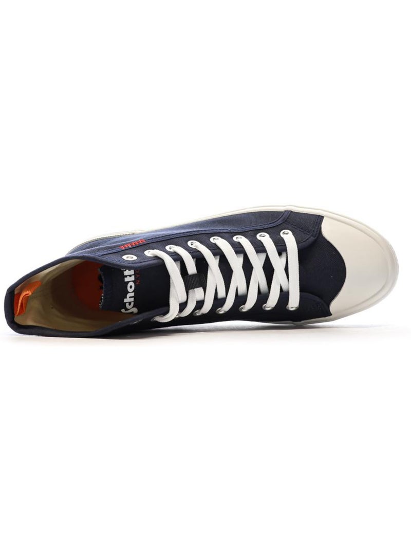 Sapatilhas Navais Schott William para Homem Azul-marinho - Kiabi