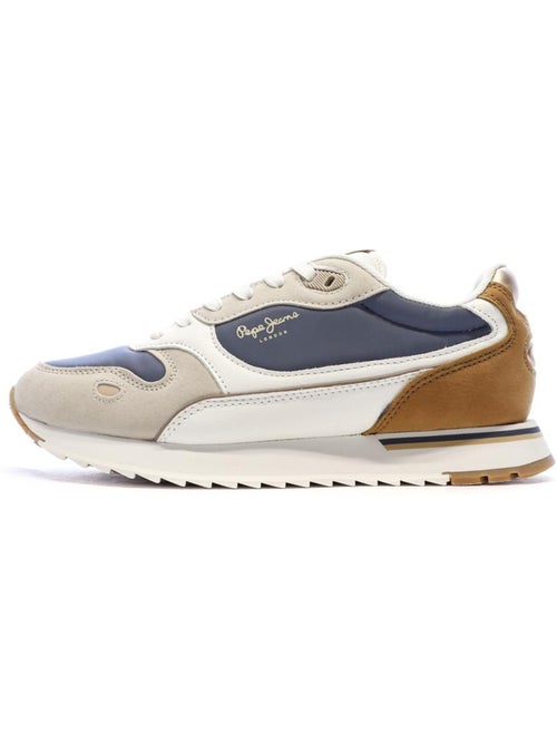 Sapatilhas pepe jeans bexley light thames azul/branco para homem - Kiabi Sapatilhas pepe jeans bexley light thames azul/branco para homem - Kiabi