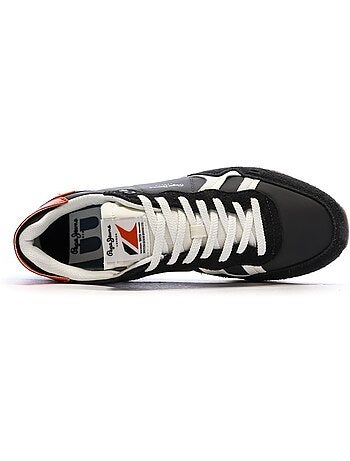 Sapatilhas cinzentas masculinas pepe jeans brit fly