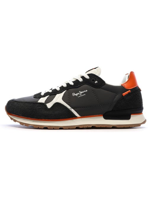 Sapatilhas Pepe Jeans Brit Fly para Homem em Preto e Vermelho - Kiabi Sapatilhas Pepe Jeans Brit Fly para Homem em Preto e Vermelho - Kiabi