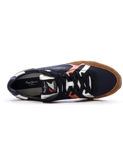Sapatilhas Pepe Jeans Brit para Homem em Azul-Marinho e Castanho - Kiabi Sapatilhas Pepe Jeans Brit para Homem em Azul-Marinho e Castanho - Kiabi