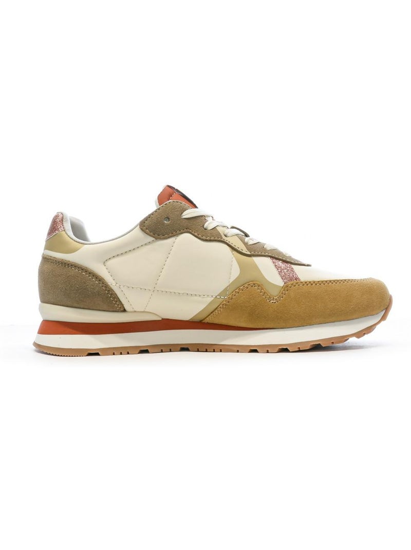 Sapatilhas Pepe Jeans Brit Print para Mulher em Cru/Camel Castanho-capuccino - Kiabi