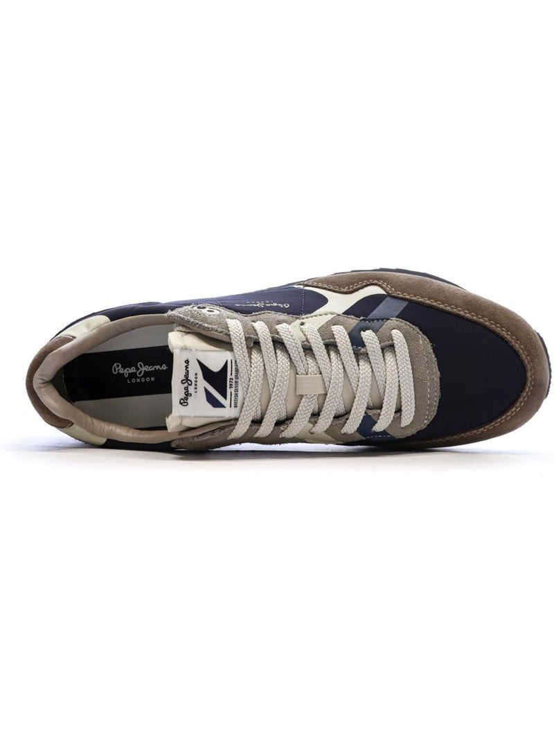Sapatilhas Pepe Jeans Brit Prints Castanhas/Beiges para Homem Bege - Kiabi