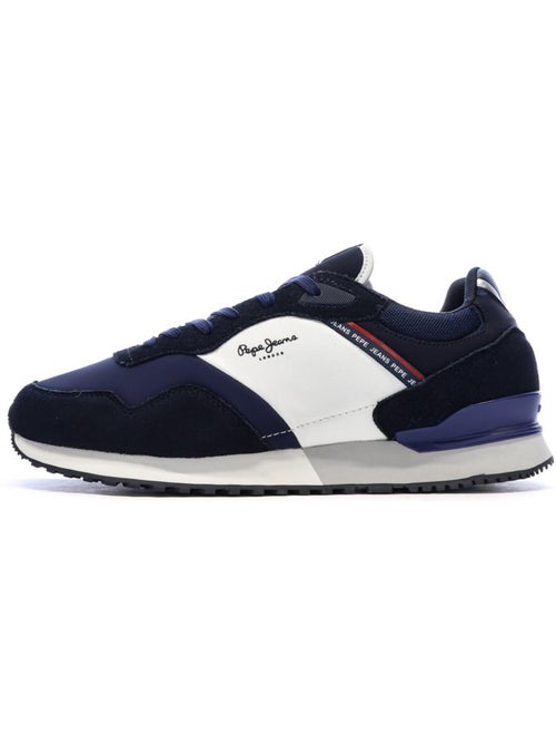 Sapatilhas pepe jeans brit road m para homem - marinho/branco/azul - Kiabi