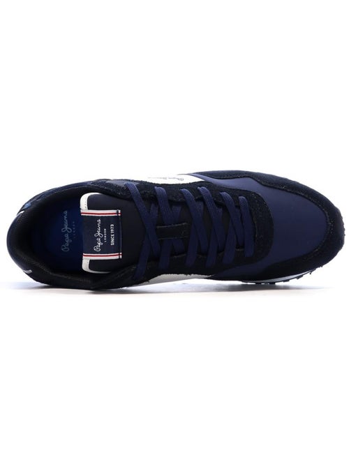 Sapatilhas pepe jeans brit road m para homem - marinho/branco/azul - Kiabi