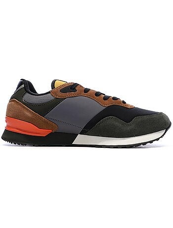 Sapatilhas pepe jeans brit road m para homem em castanho/vermelho/azul-marinho