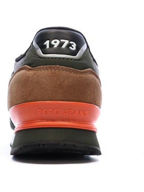 Sapatilhas pepe jeans brit road m para homem em azul-marinho/caqui/vermelho - Kiabi