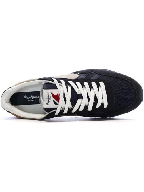Sapatilhas pepe jeans brit road m para homem em azul-marinho/taupe - Kiabi
