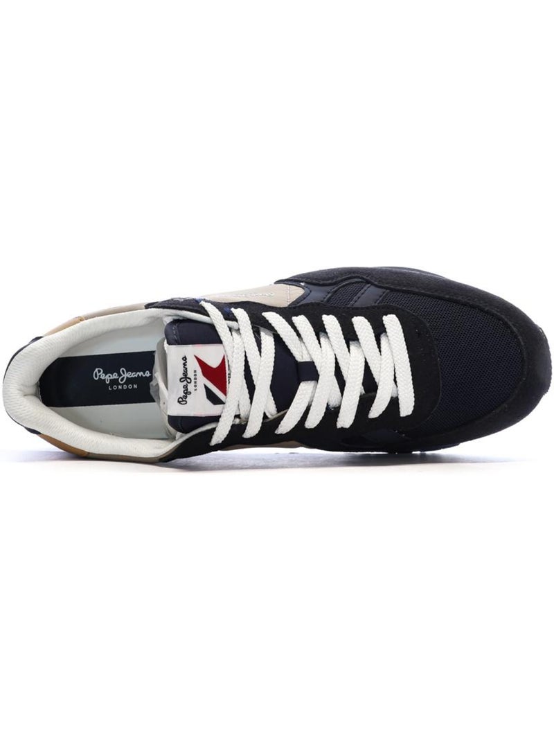 Sapatilhas pepe jeans brit road m para homem em azul-marinho/taupe Azul-marinho - Kiabi