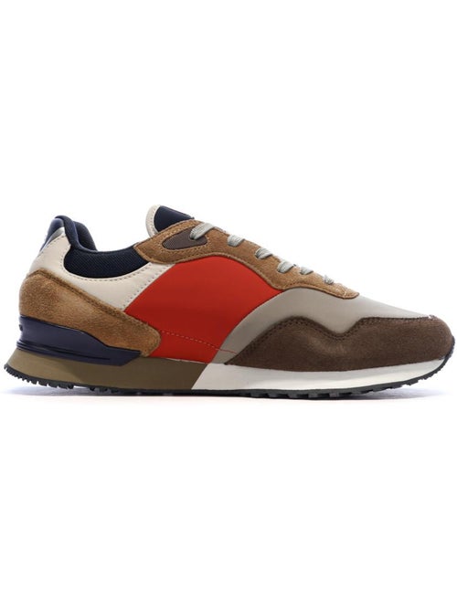 Sapatilhas pepe jeans brit road m para homem em castanho/vermelho/azul-marinho - Kiabi