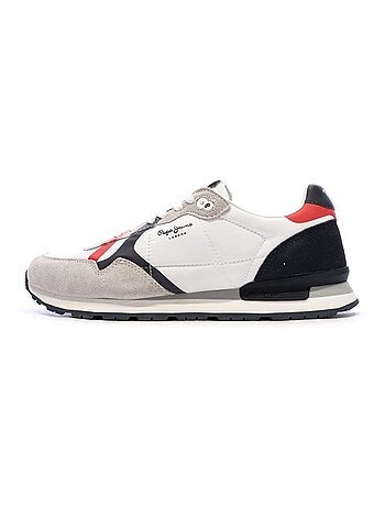 Sapatilhas Pepe Jeans Brit Road para Homem Cinza/Branco
