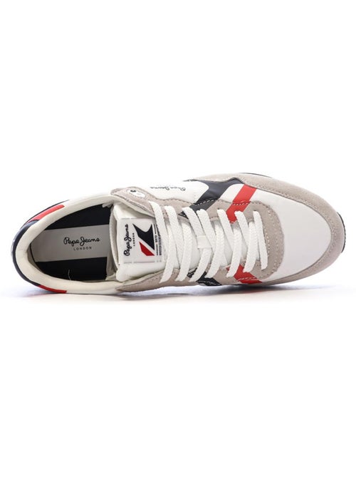 Sapatilhas Pepe Jeans Brit Road para Homem Cinza/Branco - Kiabi Sapatilhas Pepe Jeans Brit Road para Homem Cinza/Branco - Kiabi