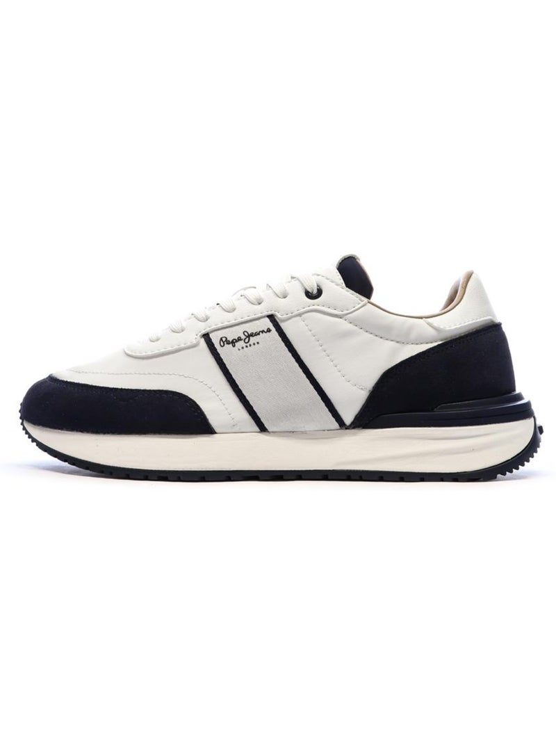 Sapatilhas Pepe Jeans Buster para Homem - Branco/Preto Branco - Kiabi