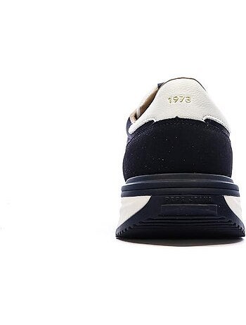 Sapatilhas pepe jeans buster para homem brancas e azul-marinho
