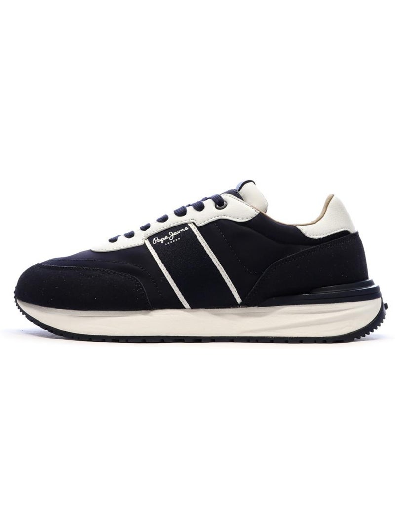 Sapatilhas Pepe Jeans Buster para Homem Brancas e Azul-Marinho Azul-marinho - Kiabi