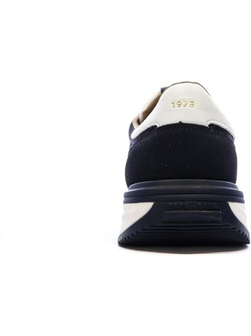 Sapatilhas Pepe Jeans Buster para Homem Brancas e Azul-Marinho - Kiabi Sapatilhas Pepe Jeans Buster para Homem Brancas e Azul-Marinho - Kiabi